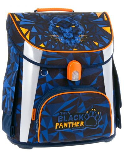 Ученическа раница Ars Una - Compact, Black Panther - 1
